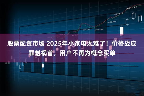 股票配资市场 2025年小家电太难了！价格战成罪魁祸首，用户不再为概念买单